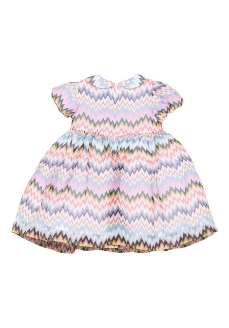 Abito con stampa a zigzag MISSONI KIDS | MX1041 K0248528MC